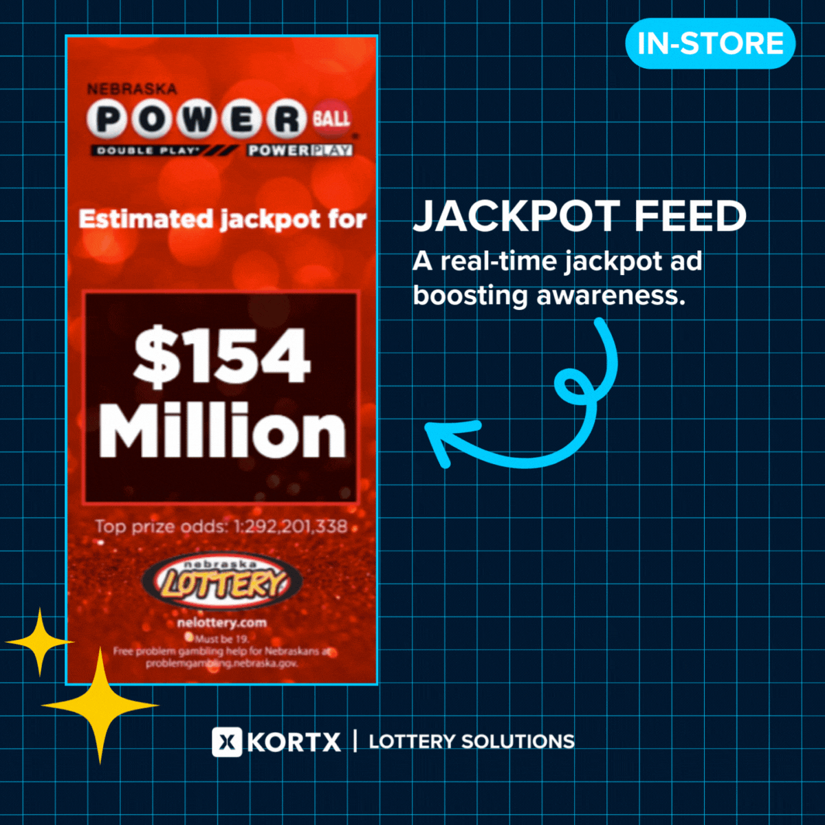 Jackpot Feed Lottery Ad
