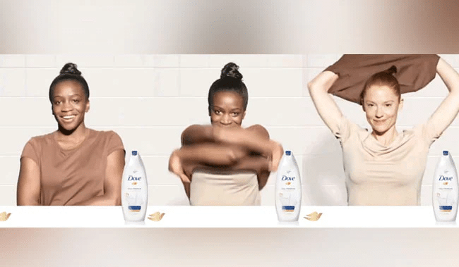 dove racist ad