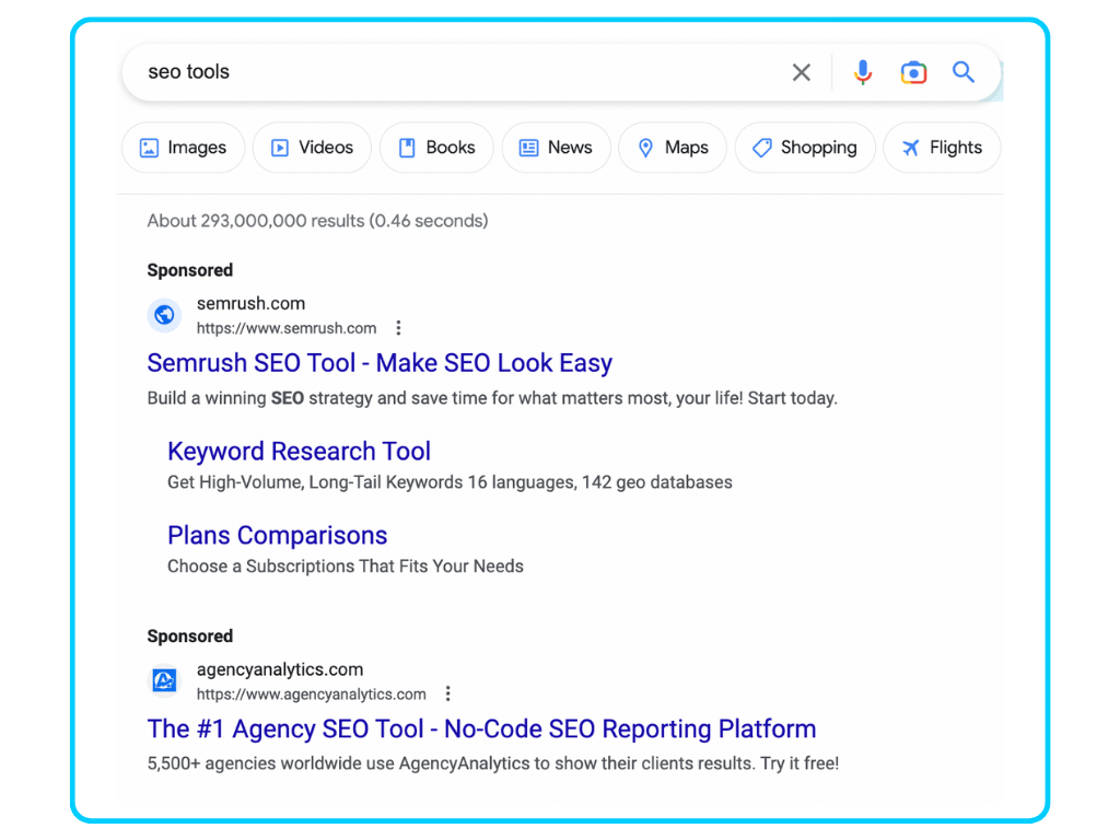 google text ads examples